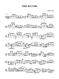 thumbnail of Michael Barry – Cello Suite (Score)